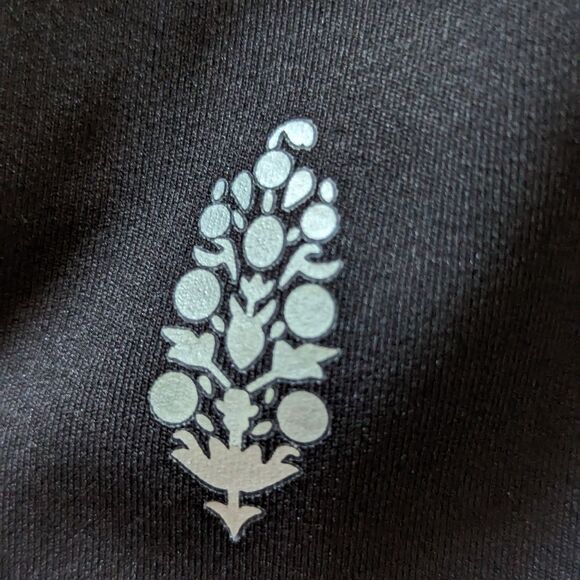 Free People FP Movement Revelation Black Knotted Woven Leggings | Athleisure - Picture 13 of 16